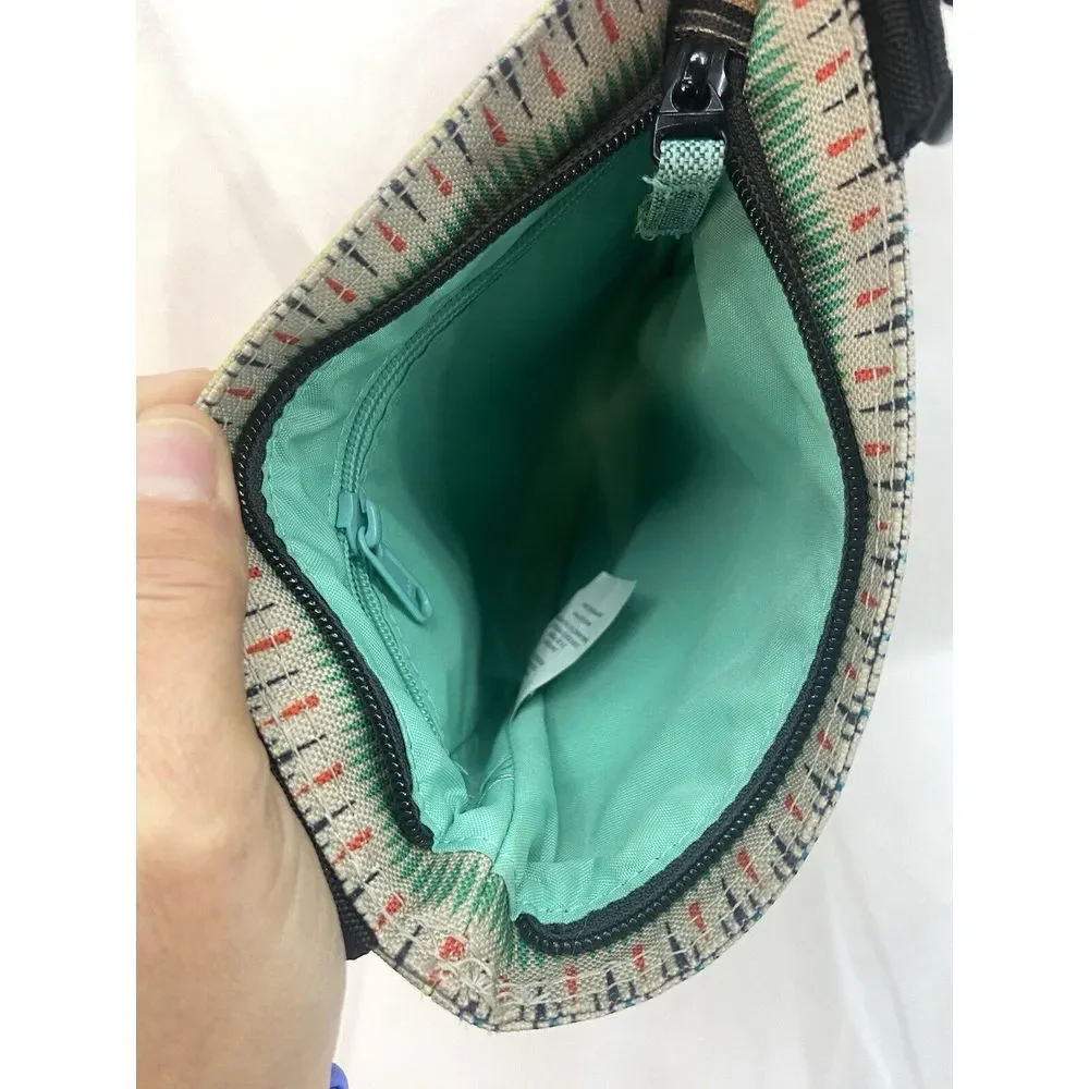 DAKINE JIVE Crossbody Purse Bag Geometric Stripe Print Season Adjustable Strap - Picture 3 of 9